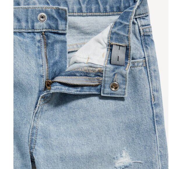 Old Navy High-Waisted Baggy Ripped Wide-Leg Jeans - Picture 3 of 6